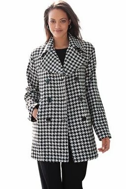 Classic Wool Pea Coat from Jessica London